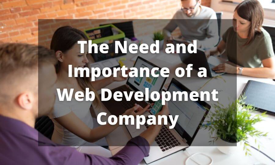 the need and importance of a web development company