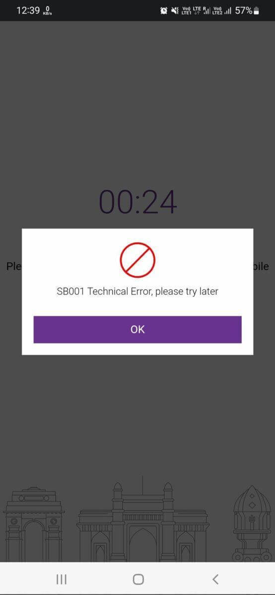 sb001 error sbi