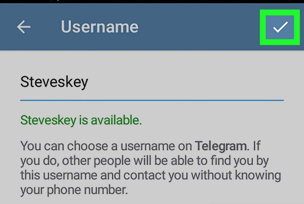 change telegram username