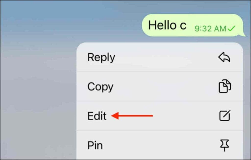 edit a message telegram