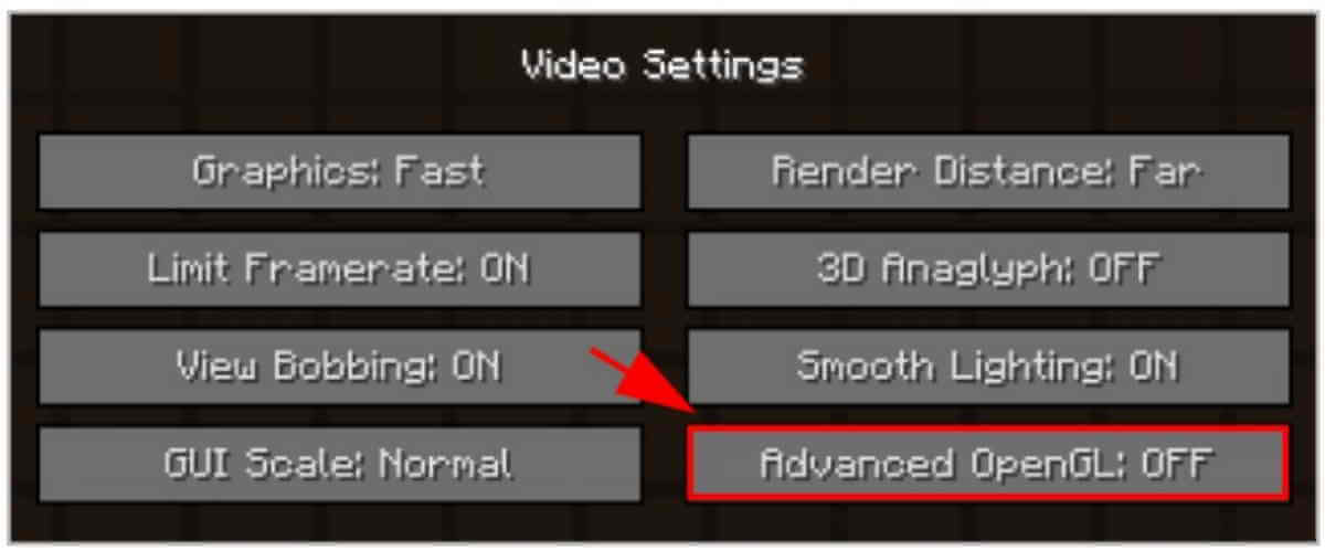 change game setting in minecraft